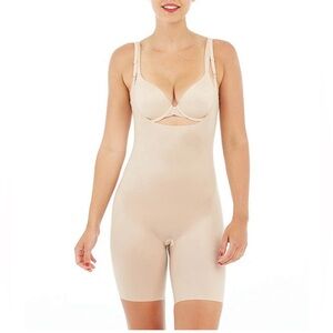 Spanx mid-thigh bodysuit 1X thinstincts